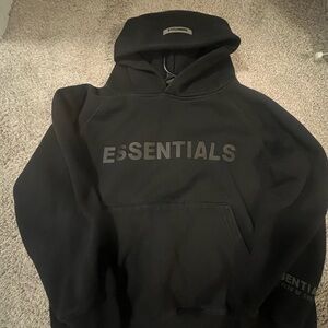 Fear of God Essentials Black Hoodie